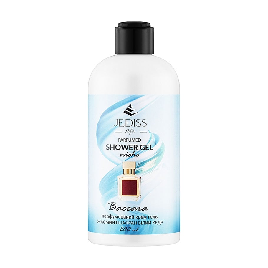 Парфумований крем-гель для душу Jediss Baccara Parfumed Shower Gel унісекс, 200 мл